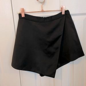 Keepsake Black Satin Skort